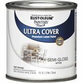 Rust-Oleum Semi-Gloss, White, Half Pint 1993730